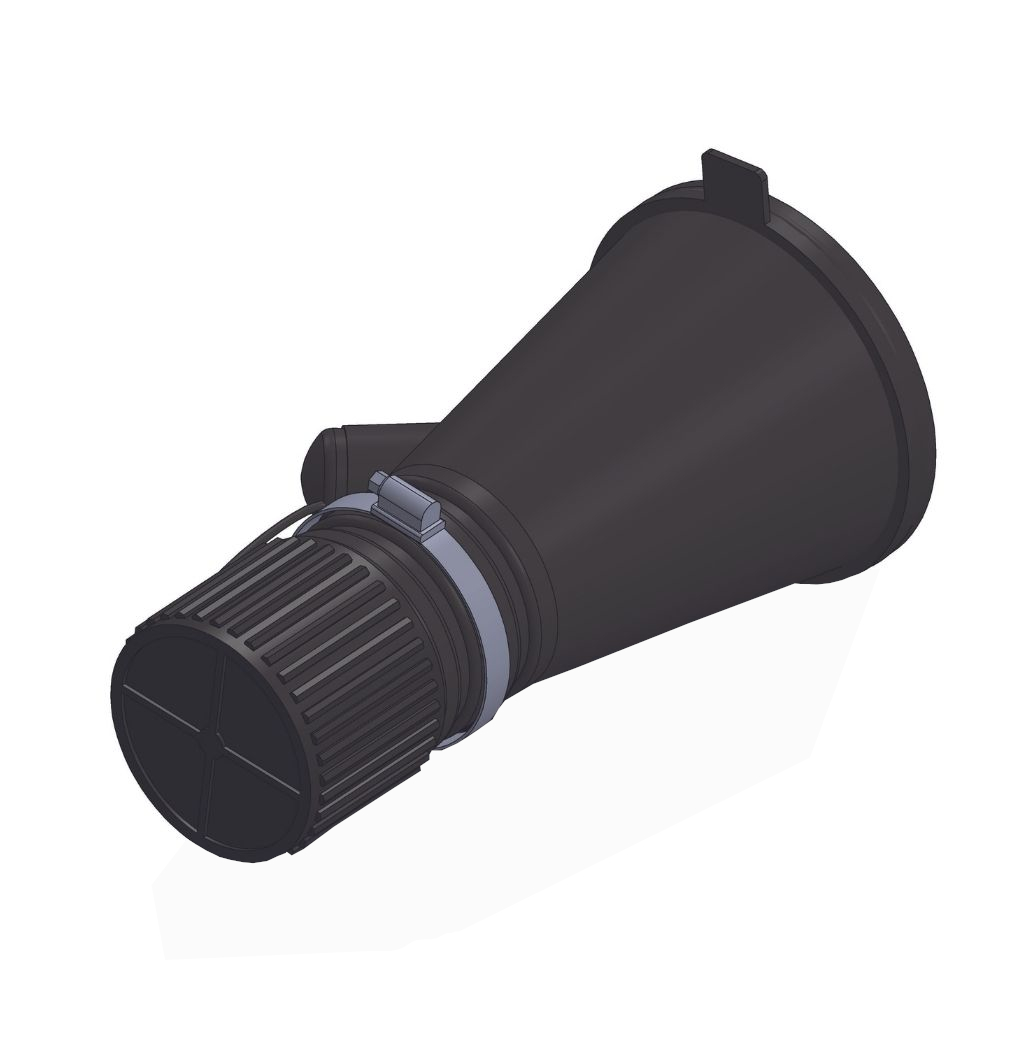 Rubber nozzle for exhaust gas extraction BGC - 2